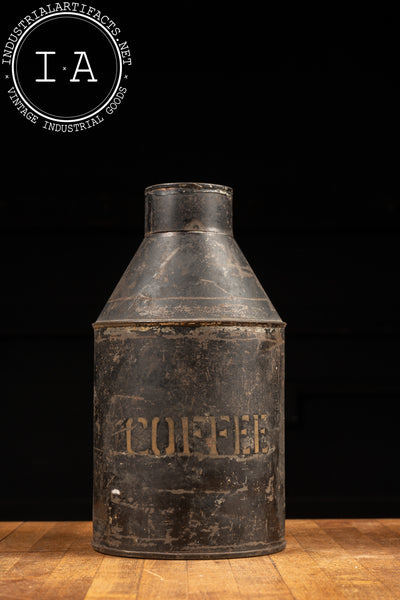 Early American Blue Collar Coffee Can