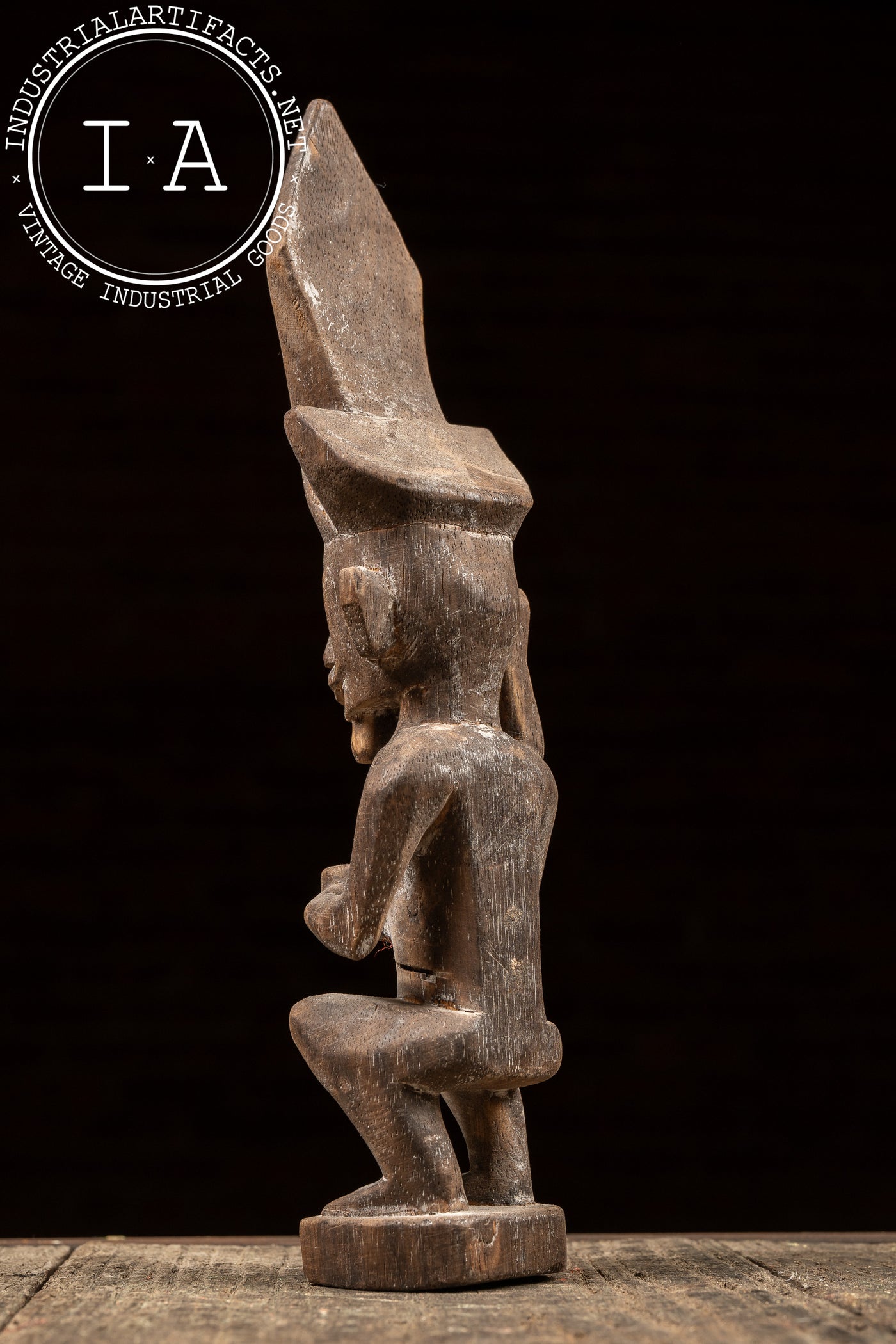 Vintage Wooden Indonesian Adu Zatua Sculpture