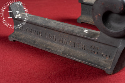 Early 20th Century Decorative Cast Iron Ram Andirons