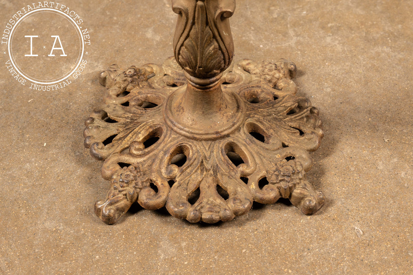 Early 20th Century Cast Brass Ashtray Stand