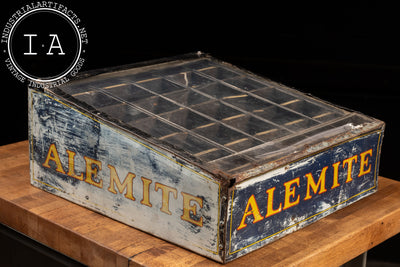 c.1920 Alemite Point of Sale Automotive Display Case