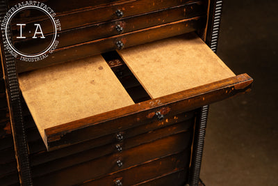 Early 20th Century Mahogany Sheet Music Cabinet