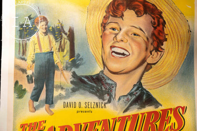 Original 1938 "Adventures of Tom Sawyer" Matted Poster