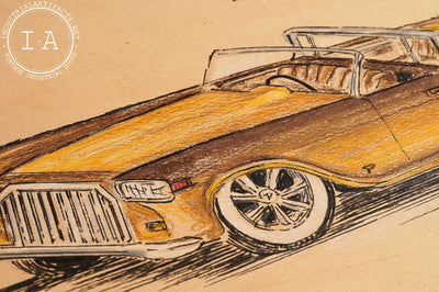 c. 1960s/1970s Pierce-Arrow Spec Concept Drawings