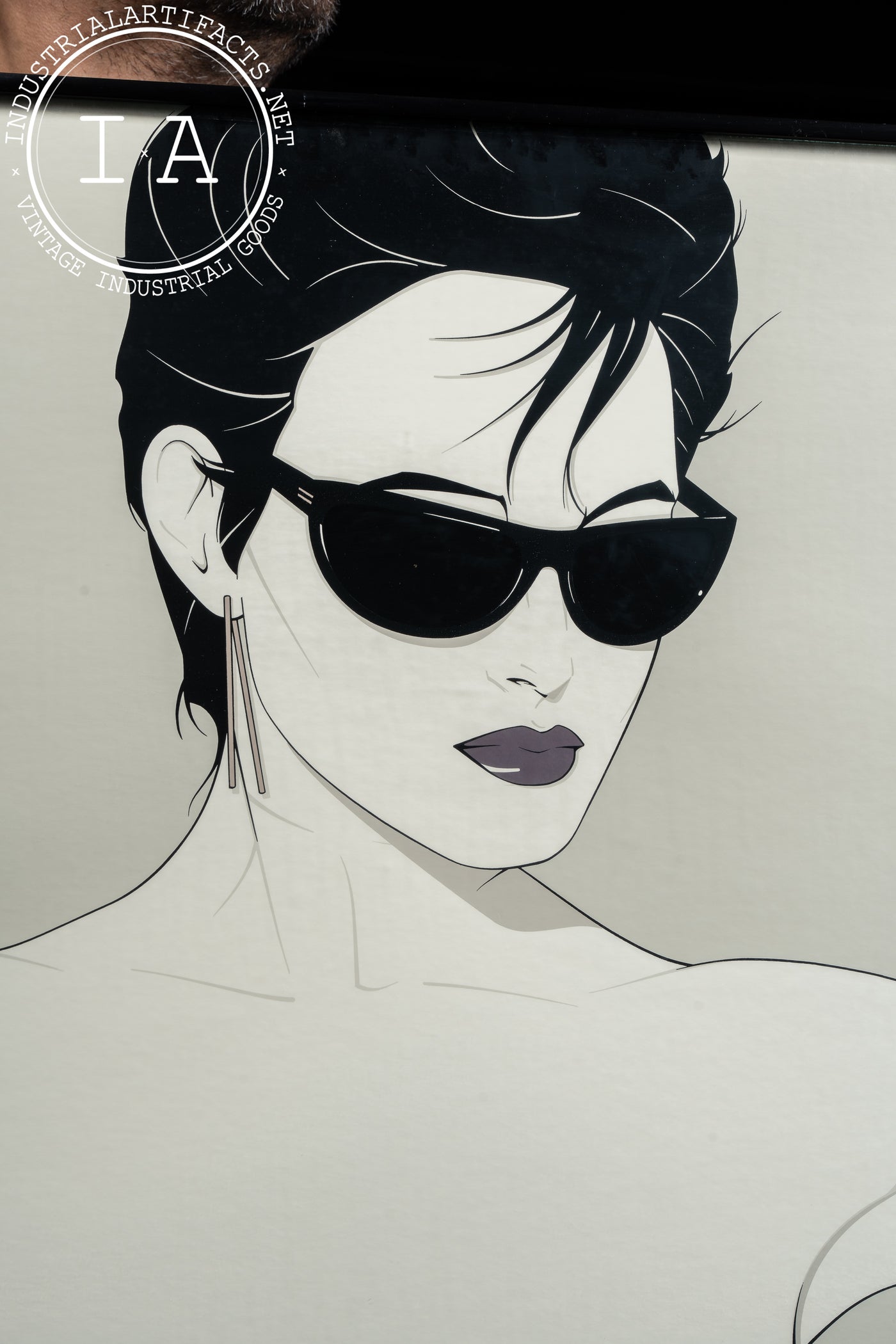 Sunglasses | Framed Patrick Nagel/Mirage Graphics Poster