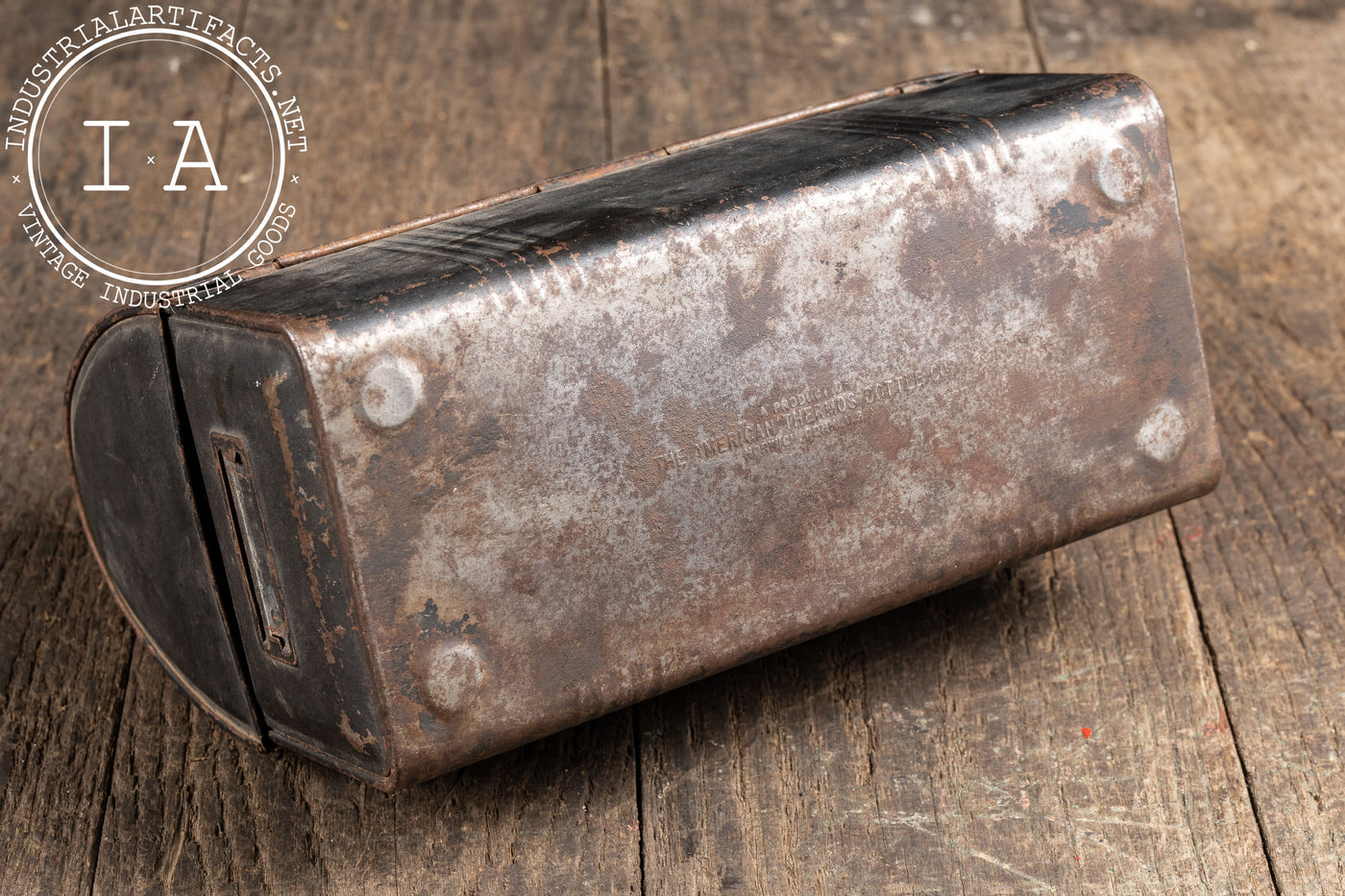 Antique Original Thermos "Hotakold" Lunch Box