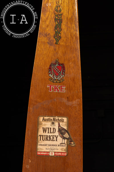 Vintage "Johnny" TKE Fraternity Oar Paddle