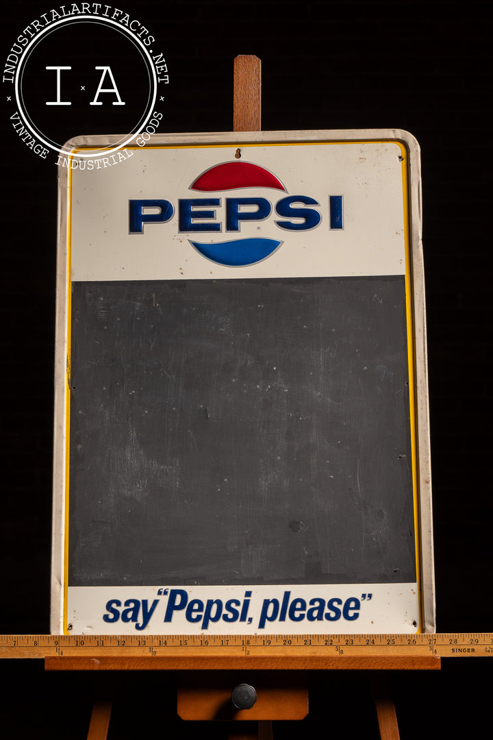 Vintage Pepsi Chalkboard Menu Sign – Industrial Artifacts