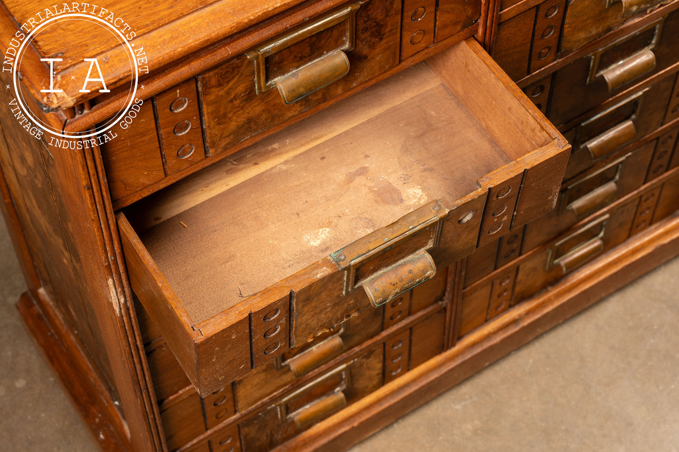 Late 19th Century Birds Eye Maple-Faced Cabinet