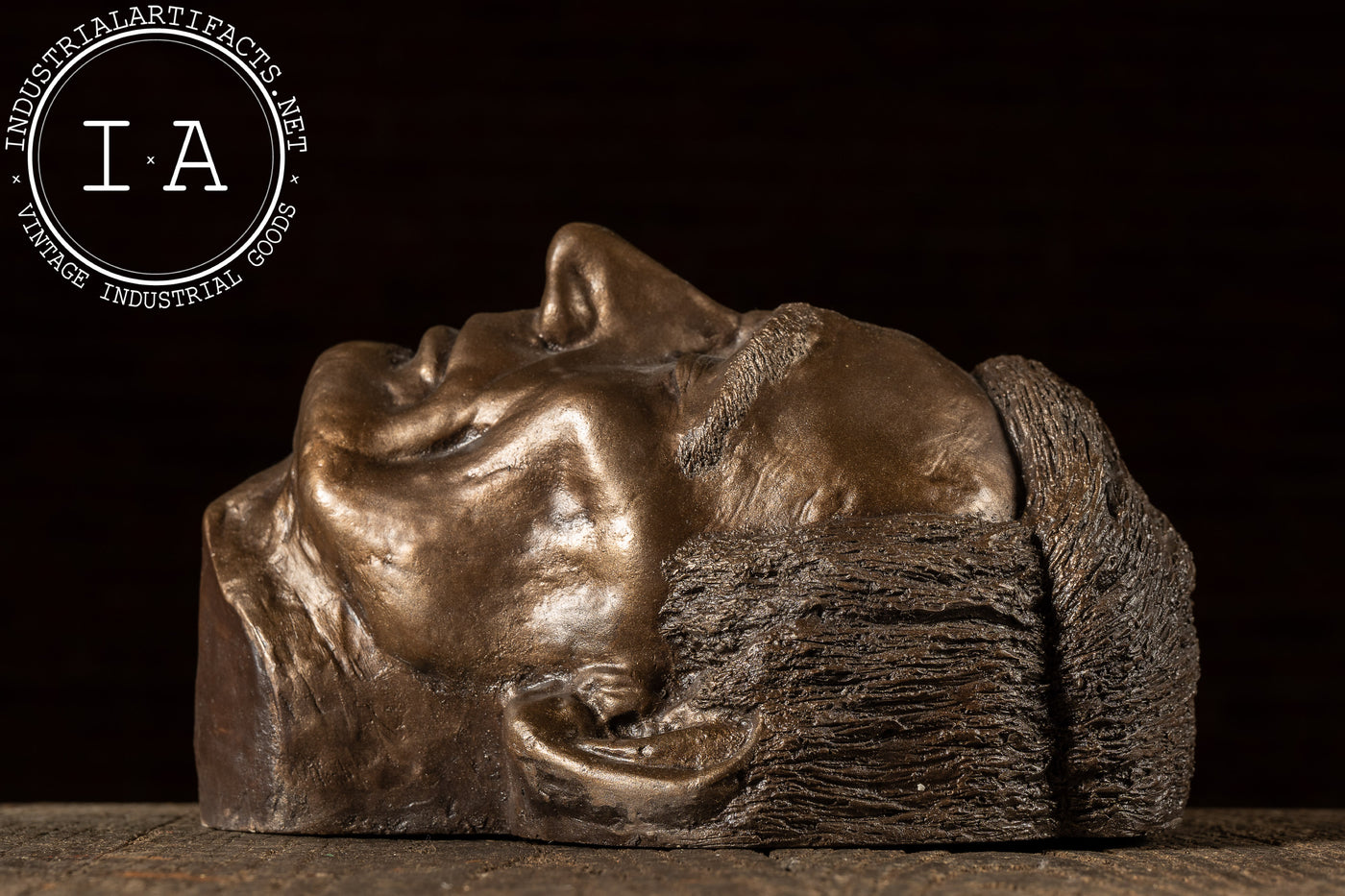 Vintage Plaster Abraham Lincoln Life Mask by Erick Erickson