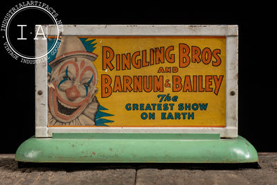 Vintage Ringling/Barnum & Bailey O-Scale Lighted Billboard by American Flyer