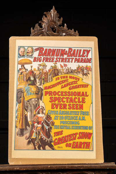 c. 1971 Barnum & Bailey Big Free Street Parade Poster