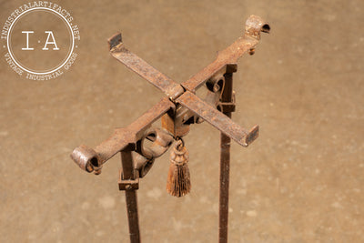 19th Century Wrought Iron Smoking Stand