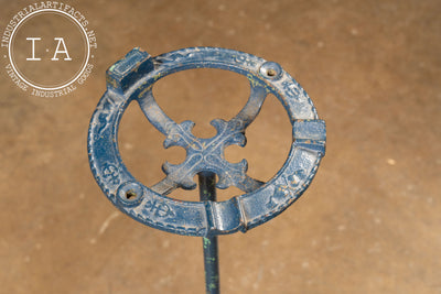 Early 20th Century Nautical Ashtray Stand in Blue