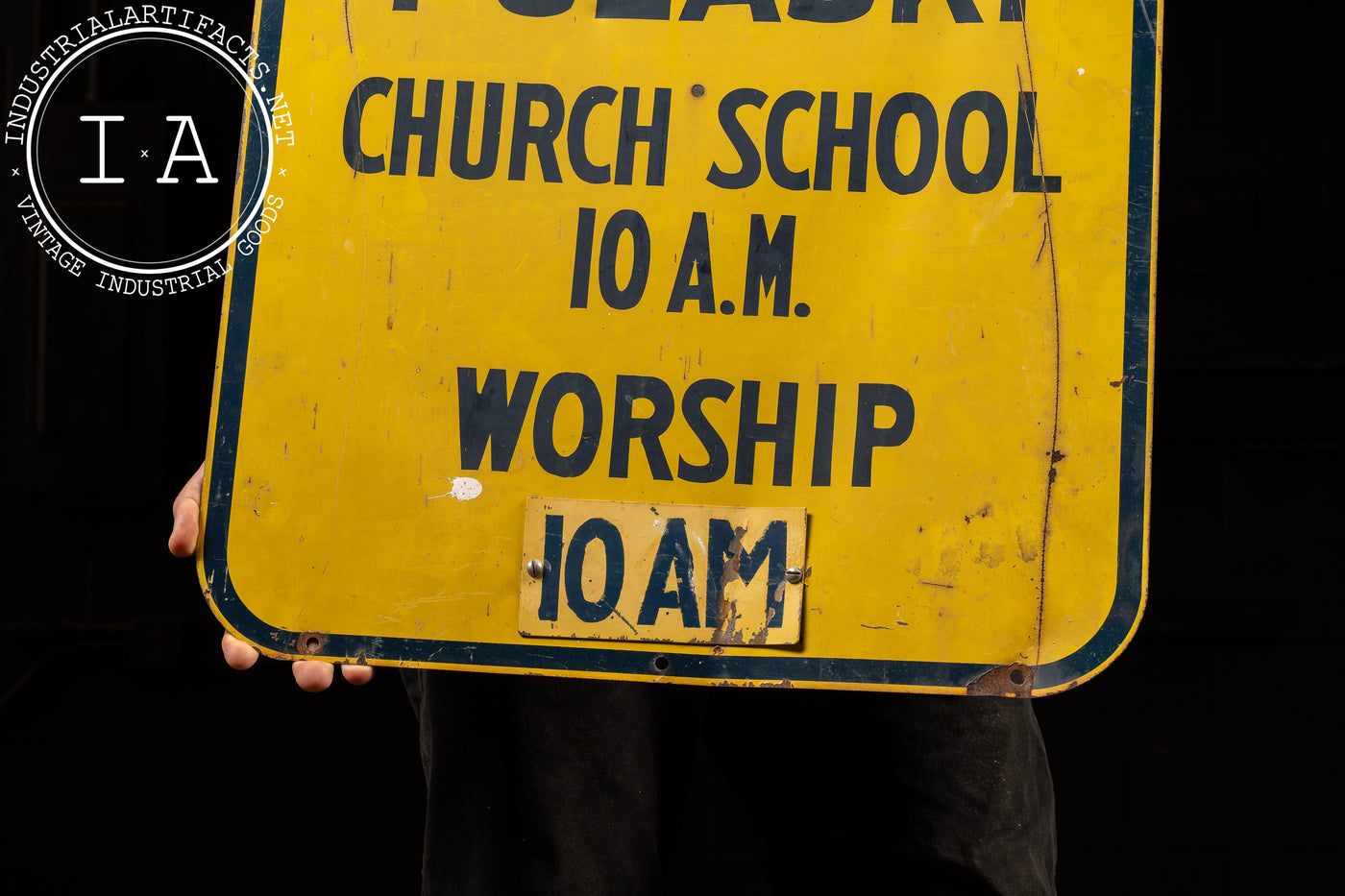 Vintage American Baptist Church Sign