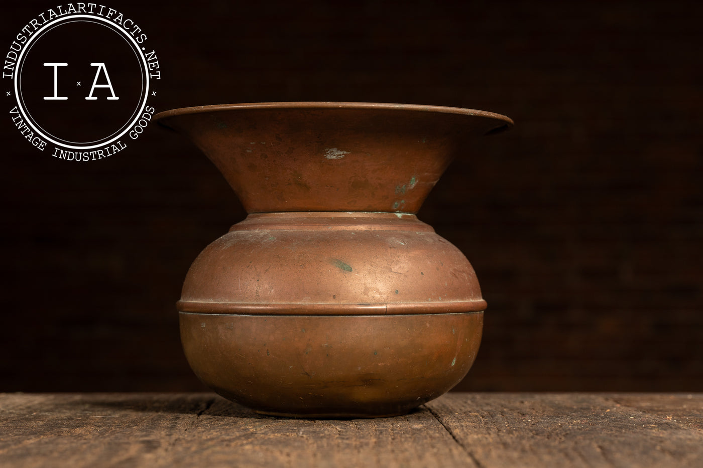 Mid-19th Century Brass Spittoon by Will and Finck