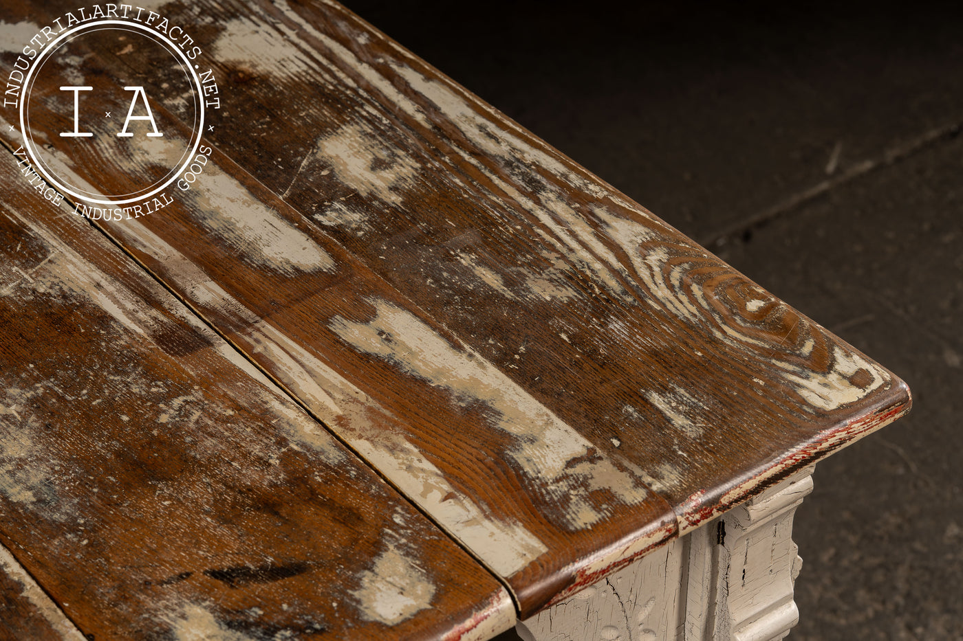 Late 19th Century Eastlake Farmhouse Kitchen Table