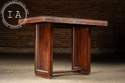 Late 19th Century British Colonial Teak Desk