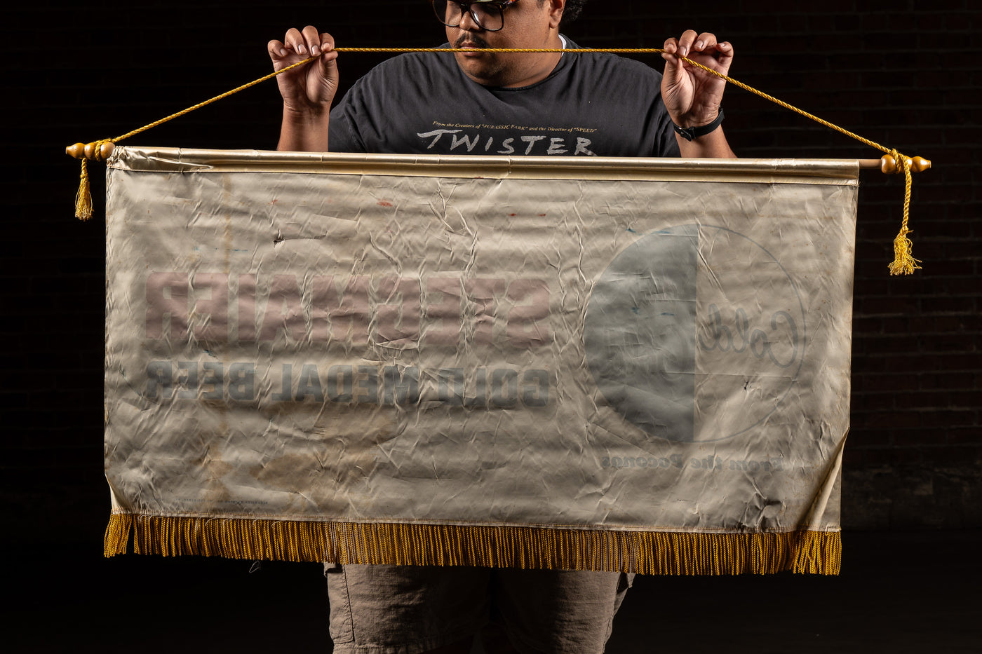 Vintage Stegmaier Gold Medal Beer Advertising Banner