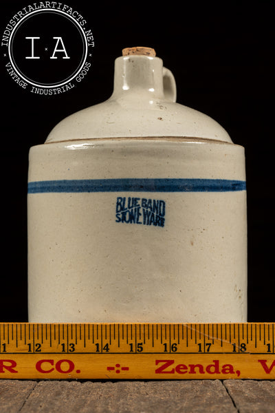 Early 20th Century 1-Gal. Stoneware Crock by Blue Band