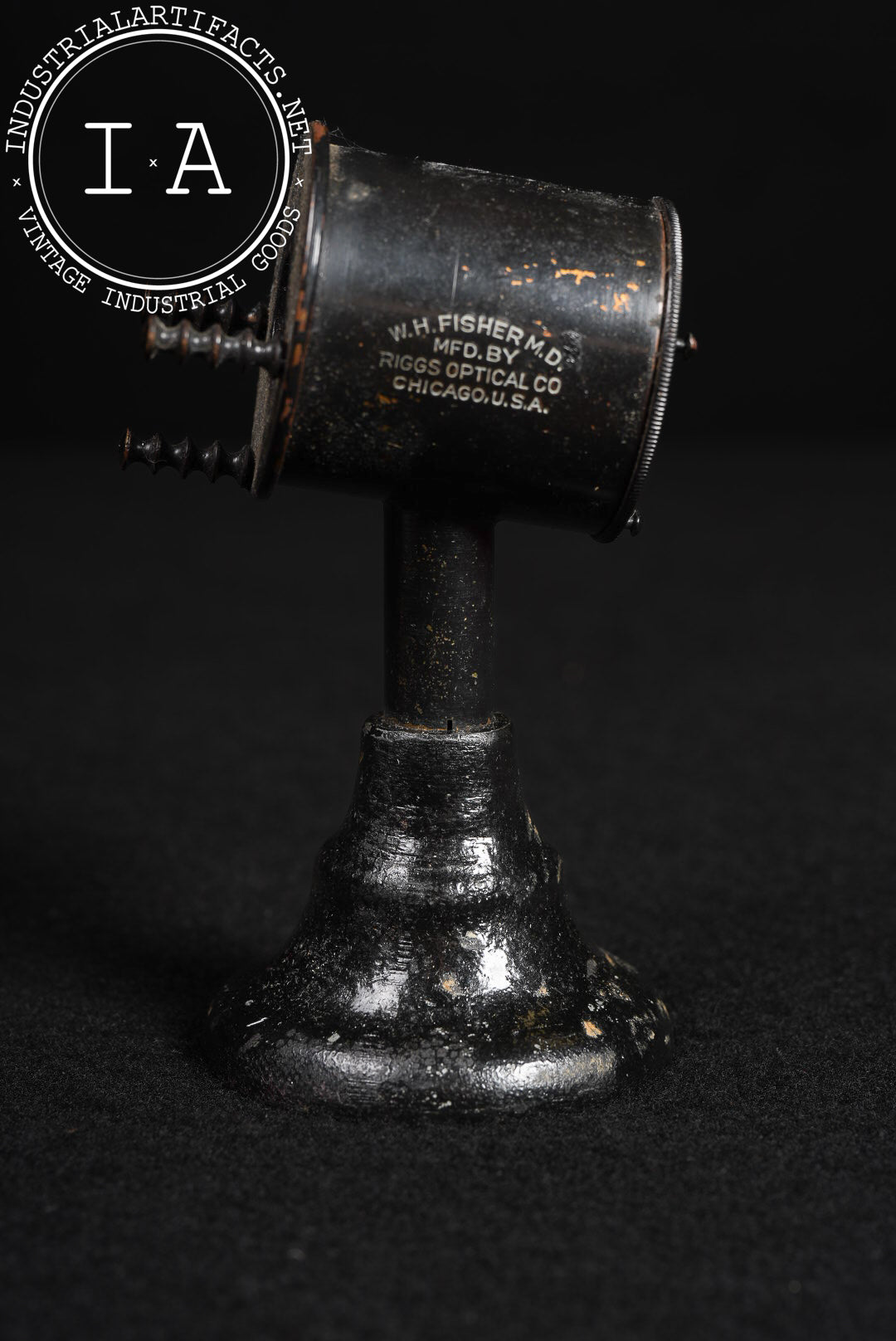 Early Fischer Schematic Eye Apparatus in Box by Riggs Optical