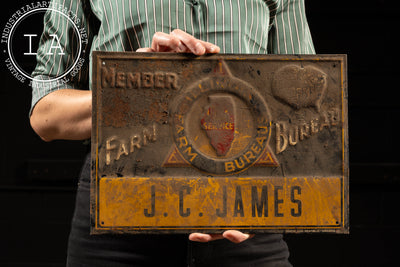 Vintage IAA Farm Bureau SST Sign