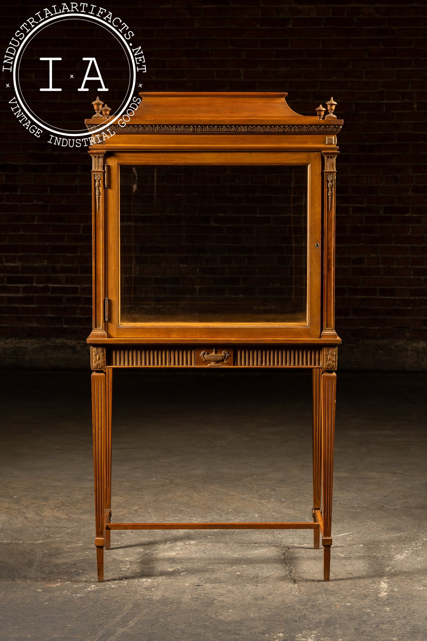 Louis XIV Style Glass Display Case