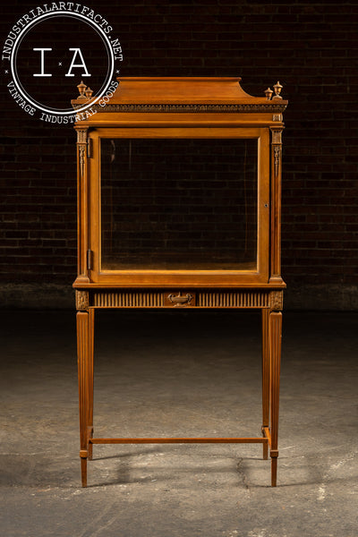 Louis XIV Style Glass Display Case
