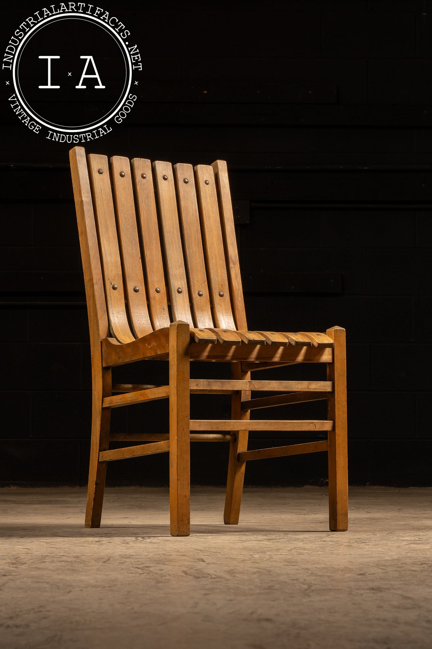 Vintage Oak Bentwood Dining Chair