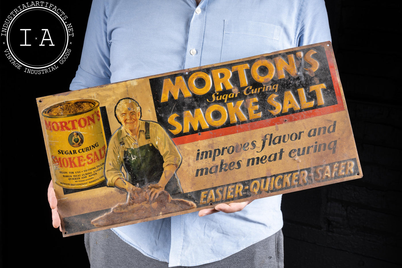 Morton's Salt Tin Tacker