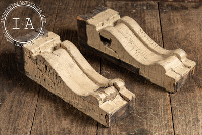 Pair of Antique Wooden Architectural Corbels