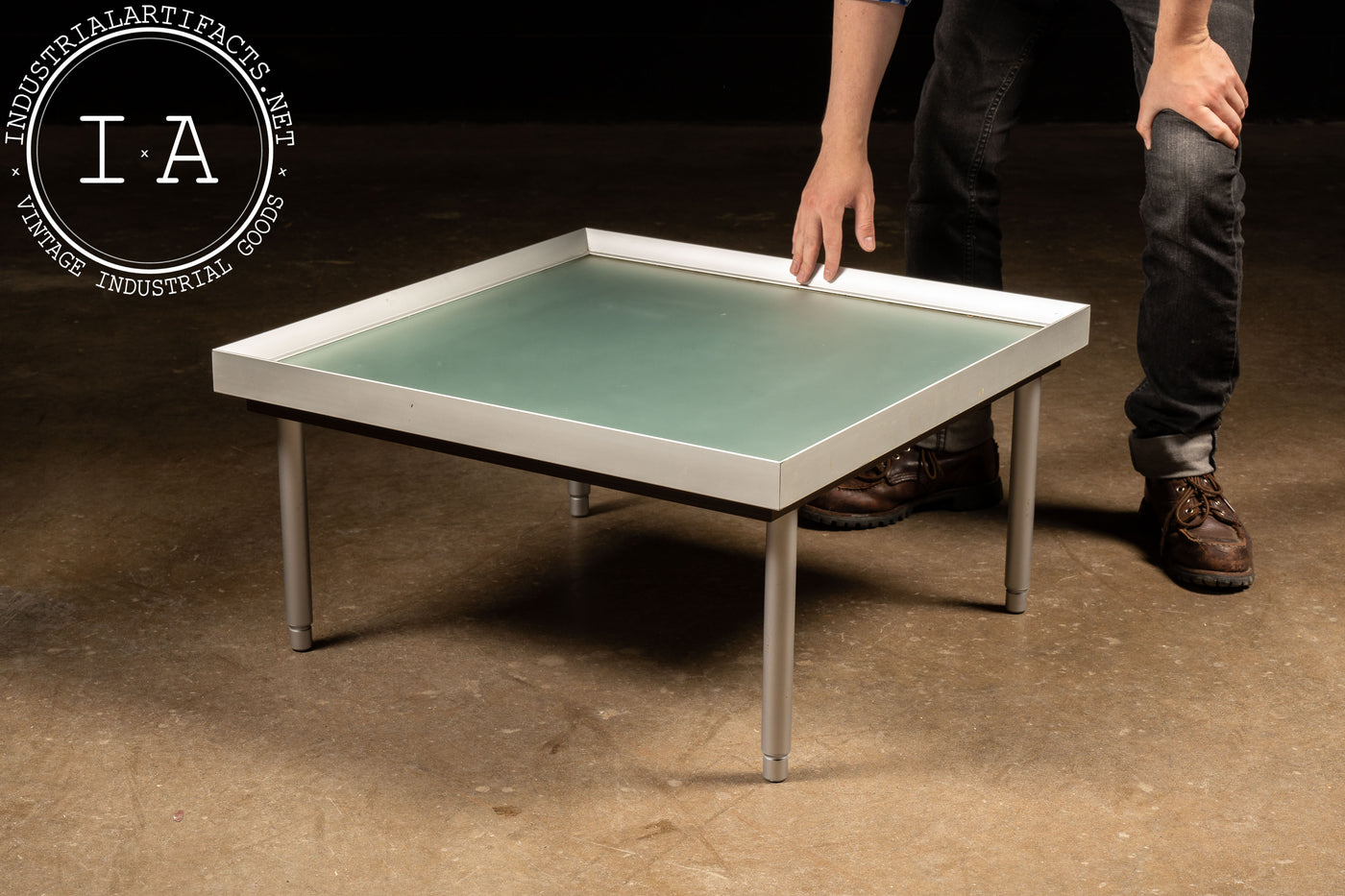 Modernist Aluminum Coffee Table