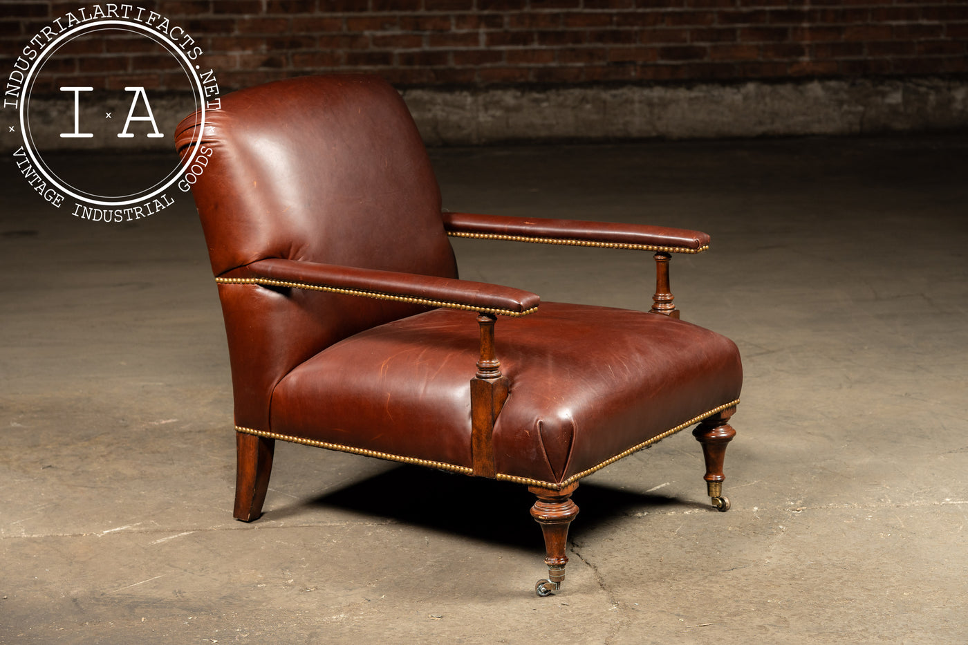 Vintage Edwardian-Style "Oliver" Library Chair by Ralph Lauren