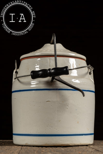 Early 20th Century Sanford's Ink and Pastes Crock
