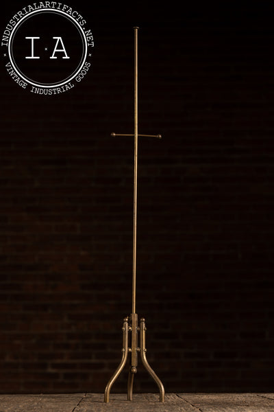 Antique Brass Tabletop Mercantile Display Stand