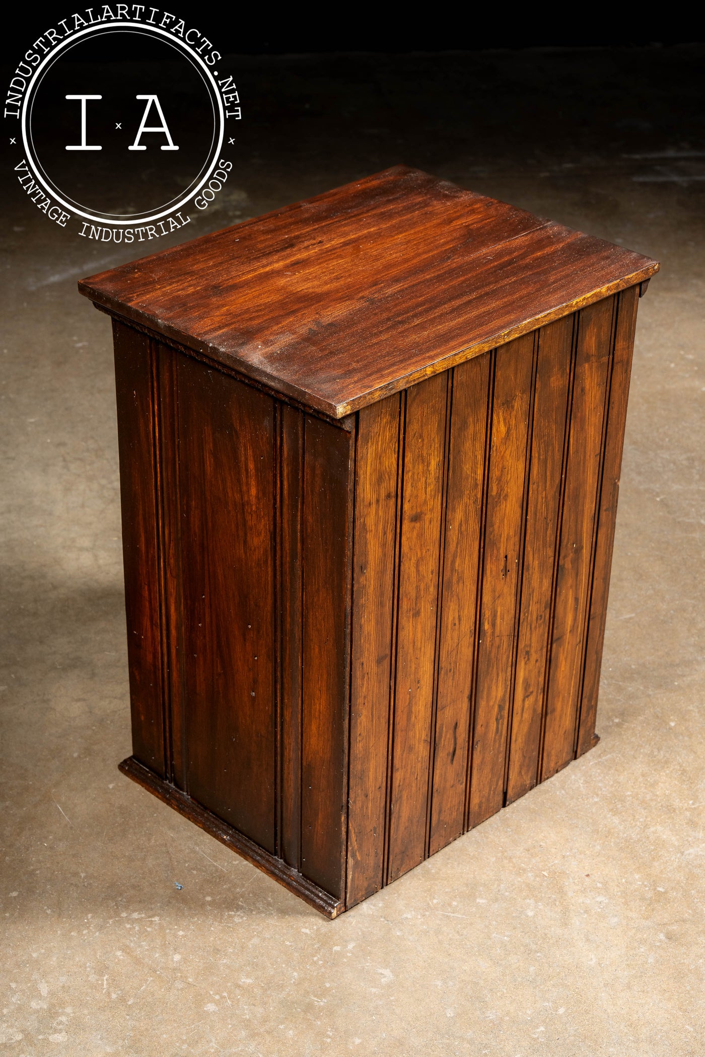 Late 19th Century Oak Tramp Art Screw Cabinet by J. D. Warren
