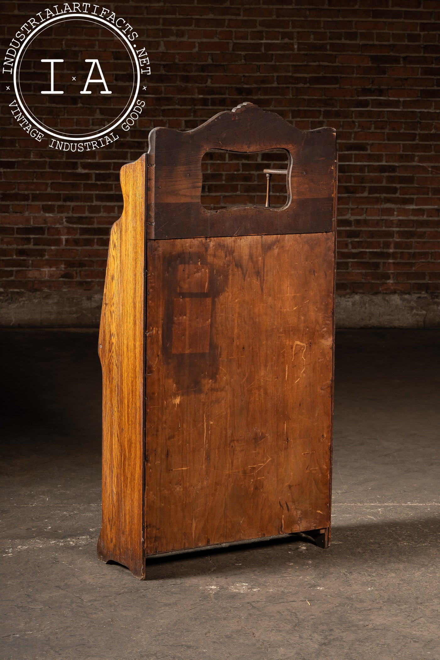Early 20th Century Oak Drop-Front Secretary Desk