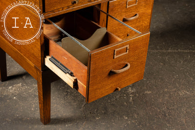 Antique Oak Filing Cabinet by Gaylord Bros.