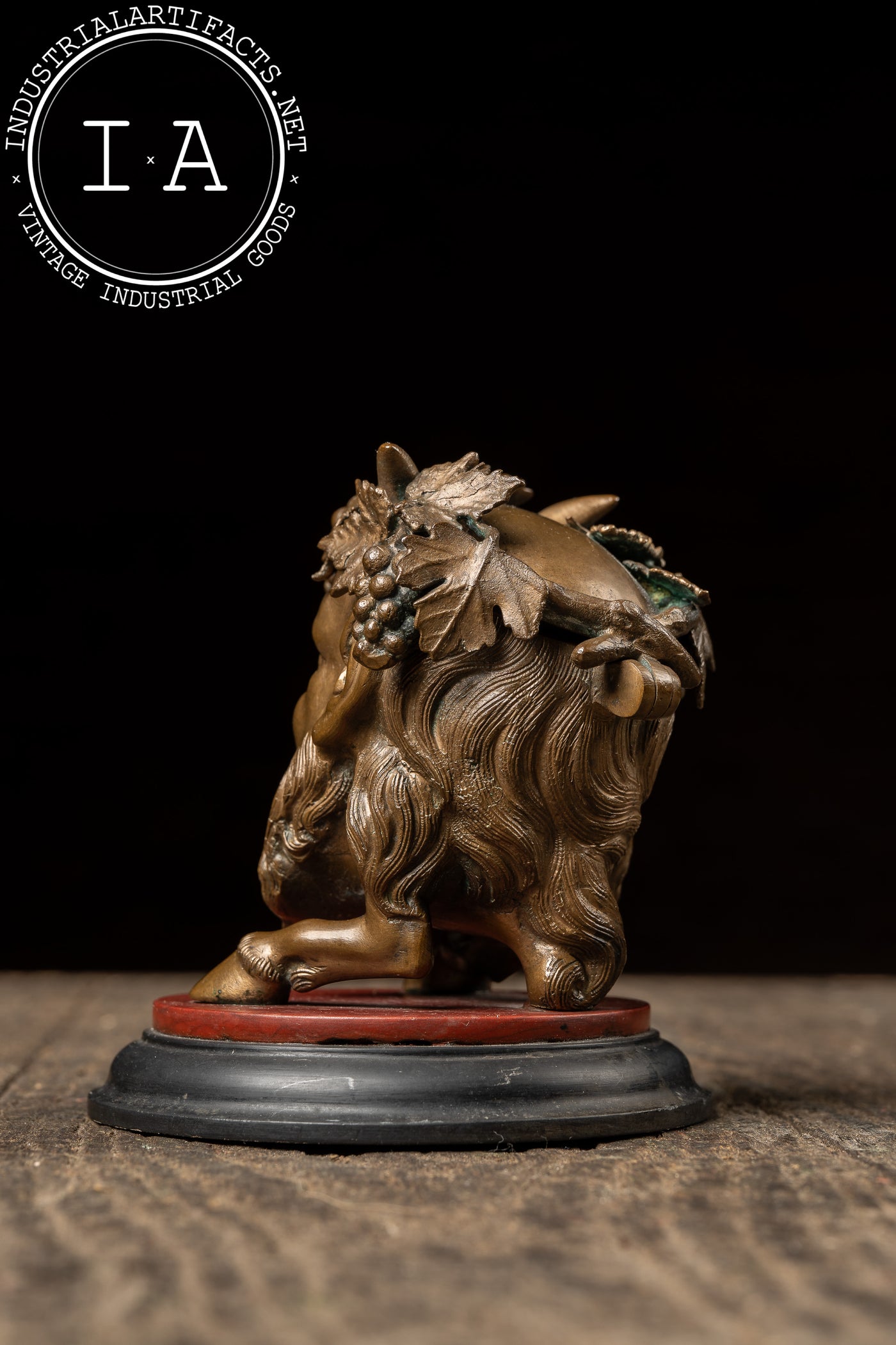 Late 19th Century Figural Roman-Inspired Satyr Inkwell