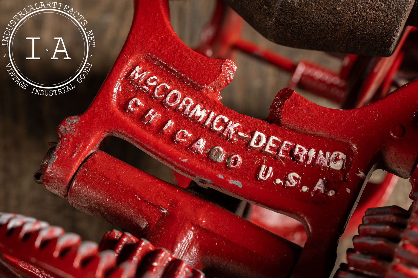 Early 20th Century Scythe Sharpener by McCormick-Deering