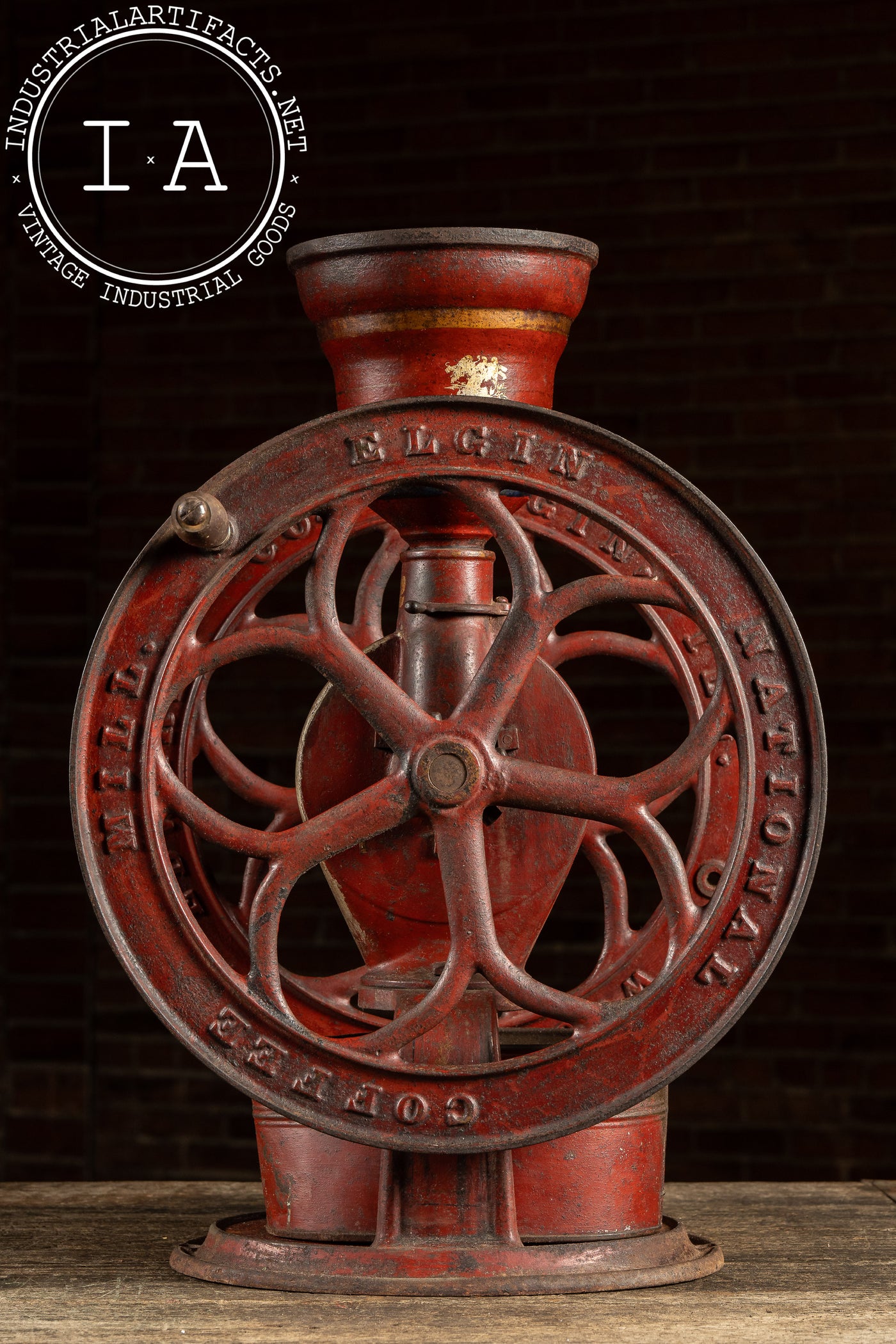 Early 20th Century Coffee Grinder by Elgin National