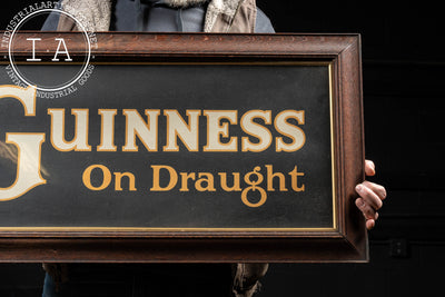 Antique Guinness on Draught Framed Sign