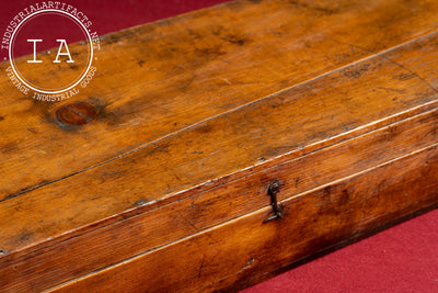 Antique Wooden Box-Joint Storage Case