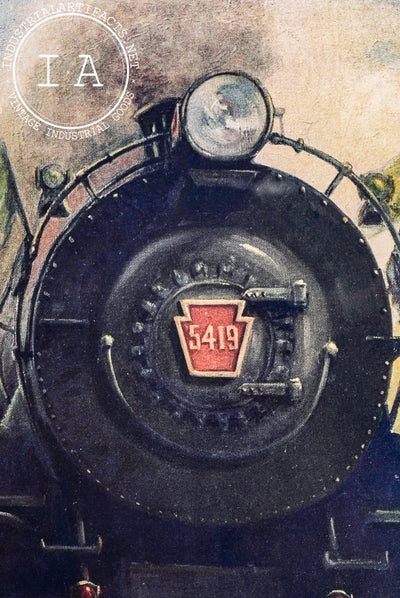 Steam Locomotive No. 5419 at Horseshoe Curve | Teller Framed Print