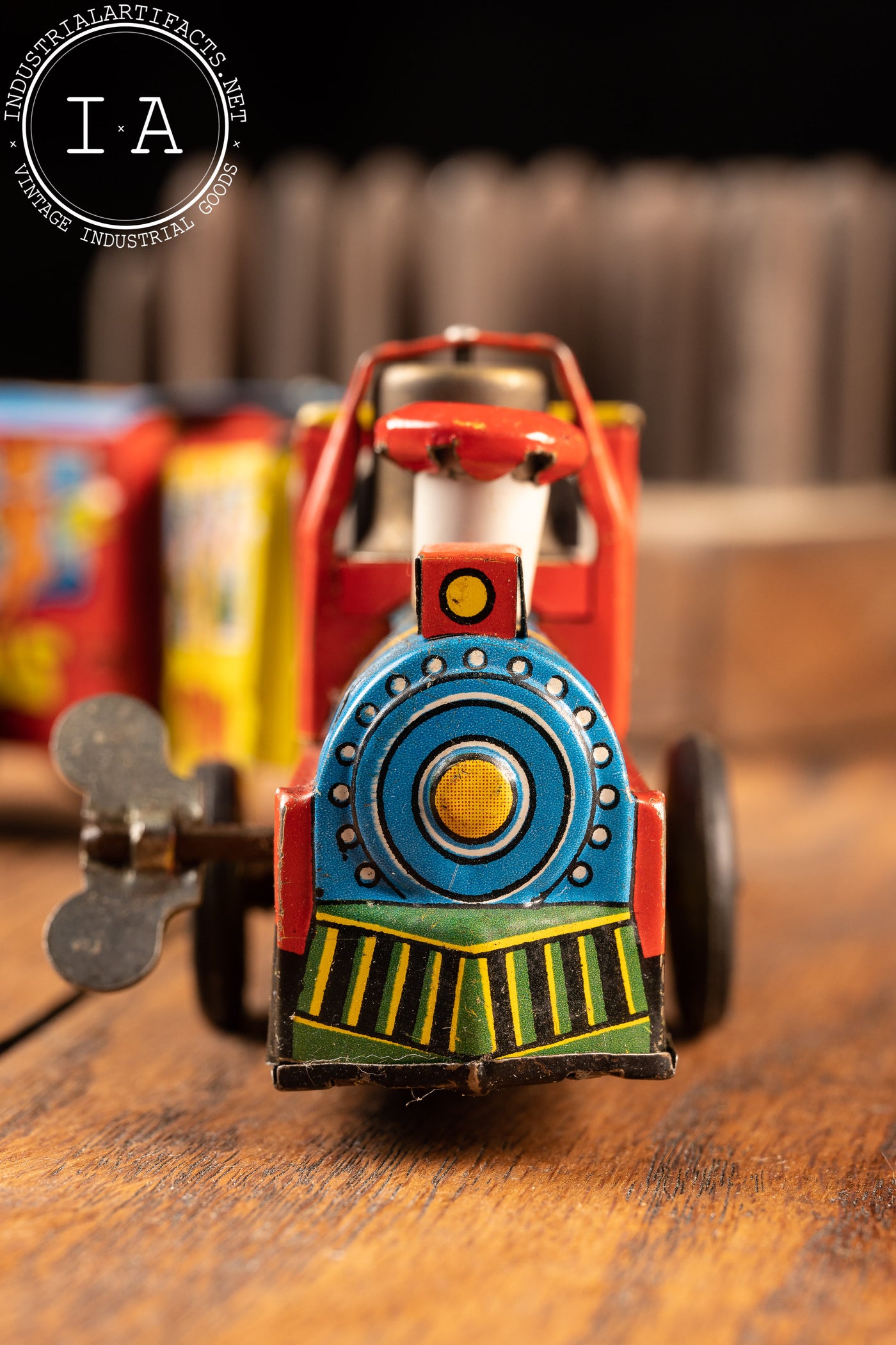 Vintage Comic Circus Tin Toy Train