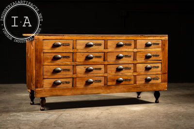 Antique Industrial Apothecary Cabinet