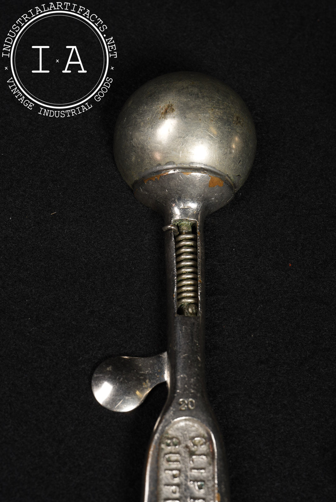 Pair of Antique Mechanical Ice Cream Scoops - Kingery & Clipper