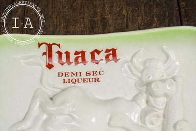Tuaca Demi Sec Italian Liqueur Ceramic Ashtray