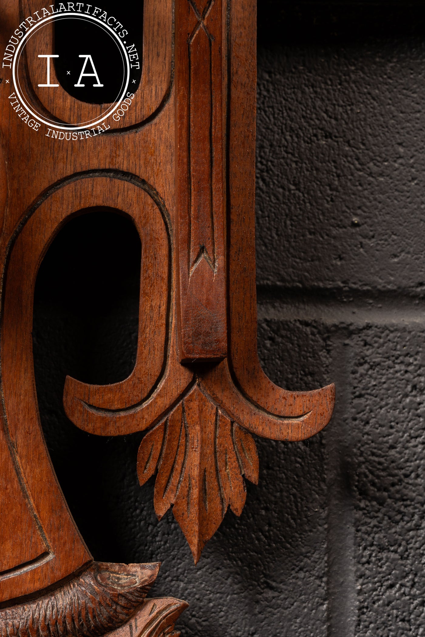 Antique Wooden Carved Deer Hallway Rack – Industrial Artifacts