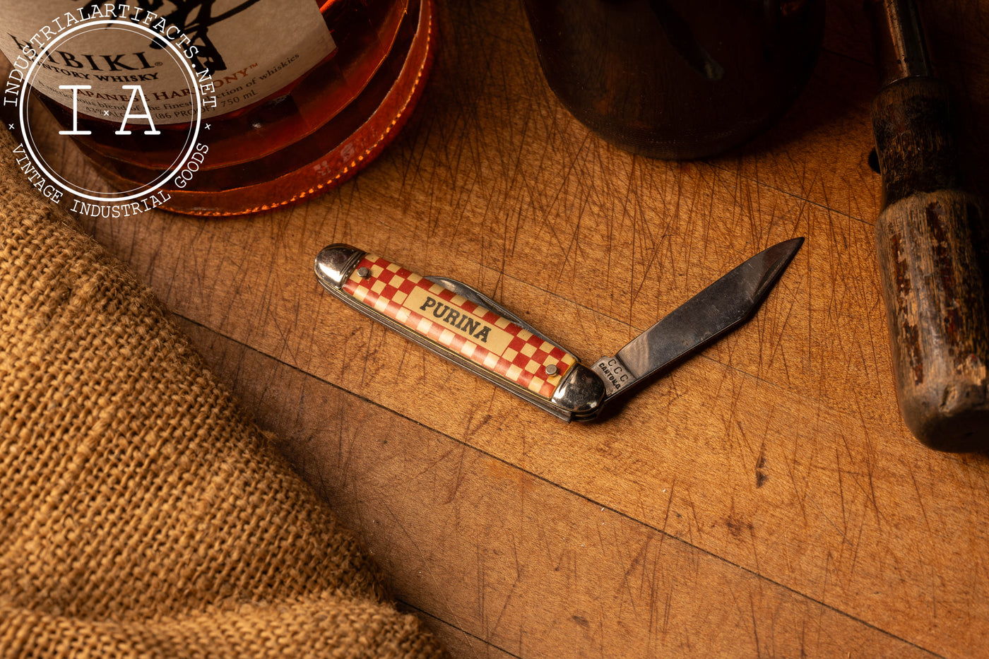 Vintage Purina Promotional Pocket Knife